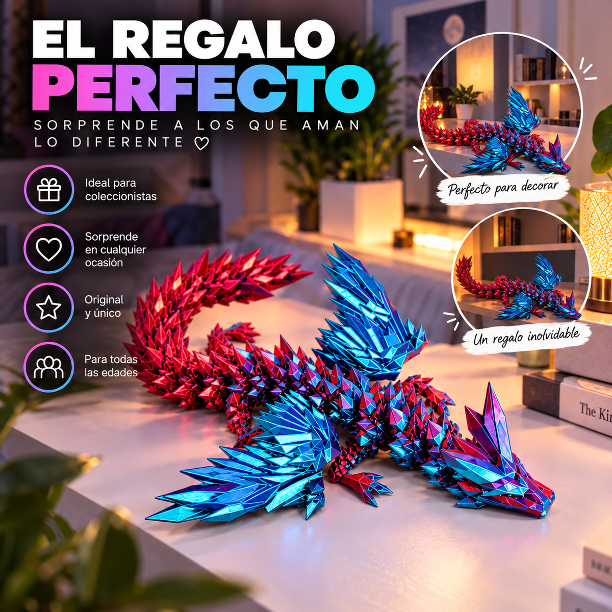 Dragón Articulado Cromático
